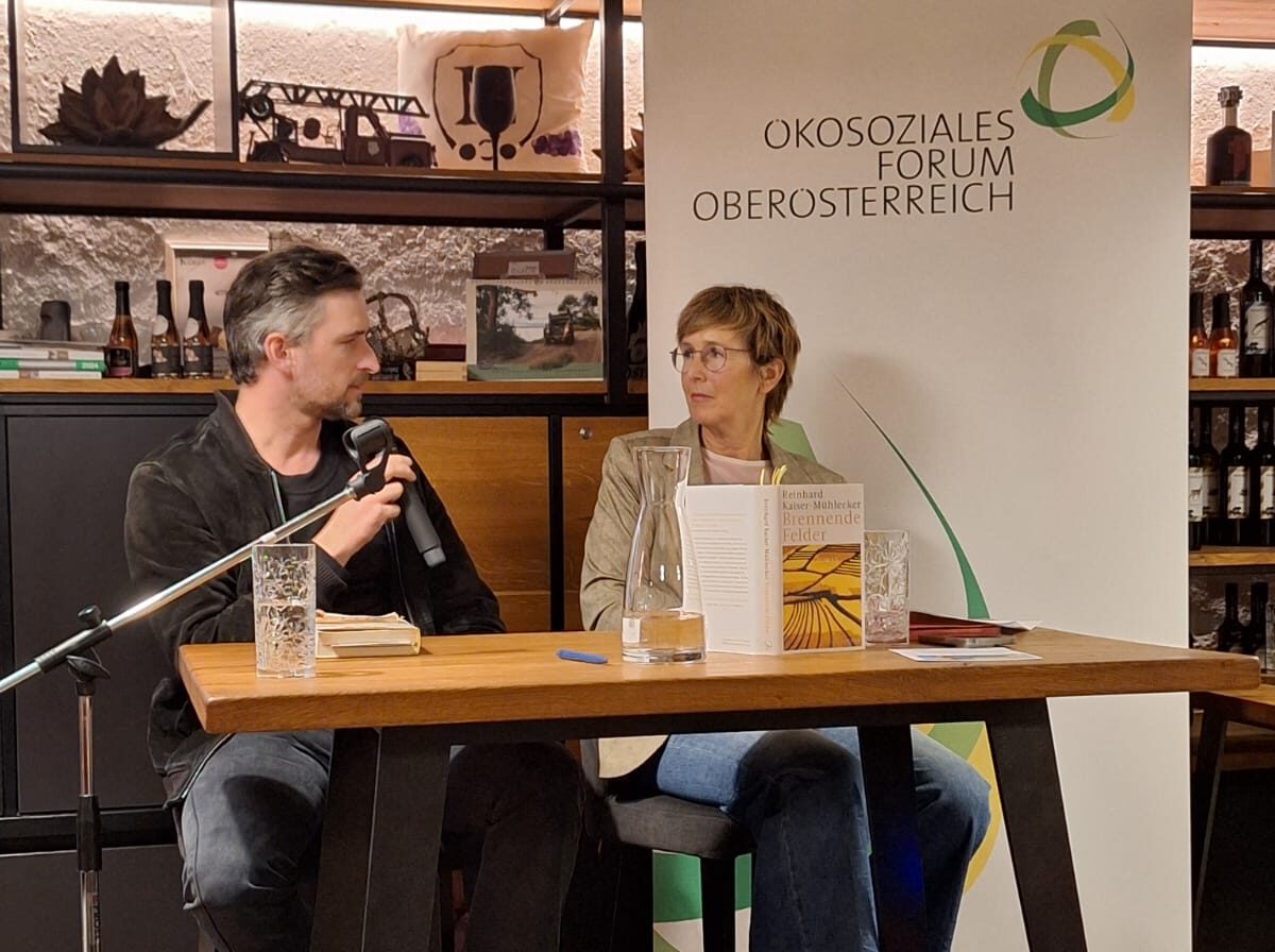 08.10.2025: Buchlesung im Weingarten mit Reinhard Kaiser-Mühlecker