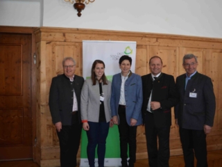 v.l.n.r: Hermann Gahr, Sophia Steixner, Andrea Schwarzmann, Josef Geisler, Toni Steixner