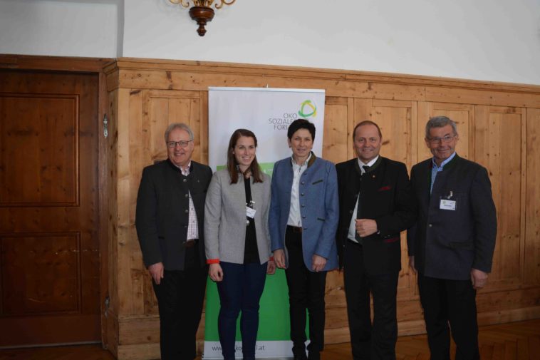 v.l.n.r: Hermann Gahr, Sophia Steixner, Andrea Schwarzmann, Josef Geisler, Toni Steixner