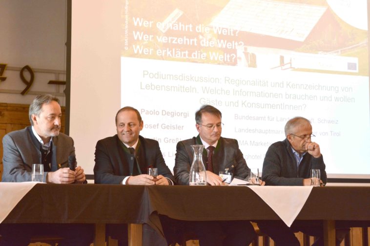 v.l.n.r.: Hannes Lichtmannegger, Josef Geister, Martin Greßl, Paolo Degiorgi