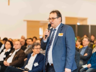 Franz Windisch bei der Publikumsdiskussion