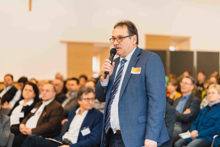 Franz Windisch bei der Publikumsdiskussion