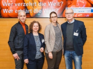 v.l.n.r. Christoph Gitschner, Eva Gantar, Michaela Hebein, Claus Reitan