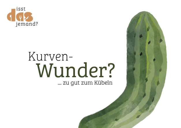 Freecard Kurvenwunder? mit Gurken-Sujet