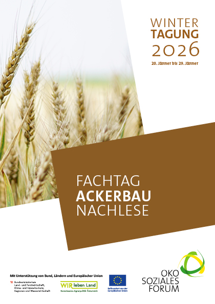 Wintertagung 2026. Nachlese Fachtag Ackerbau. Cover. Bild: © Pexels/pixaby
