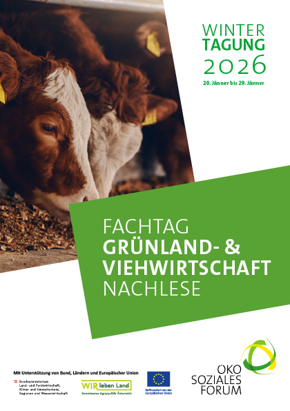 Wintertagung 2026. Nachlese Fachtag Grünland- und Viehwirtschaft. Cover. Bild: © AdobeStock/Petkovic